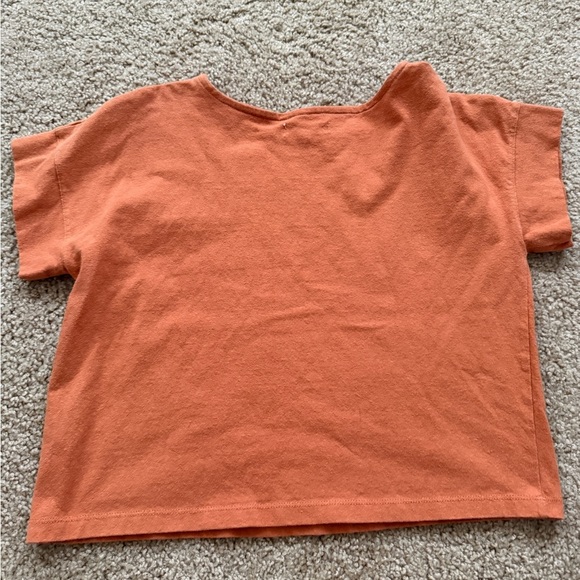 Madewell Vibrant Orange Tee - Picture 4 of 6
